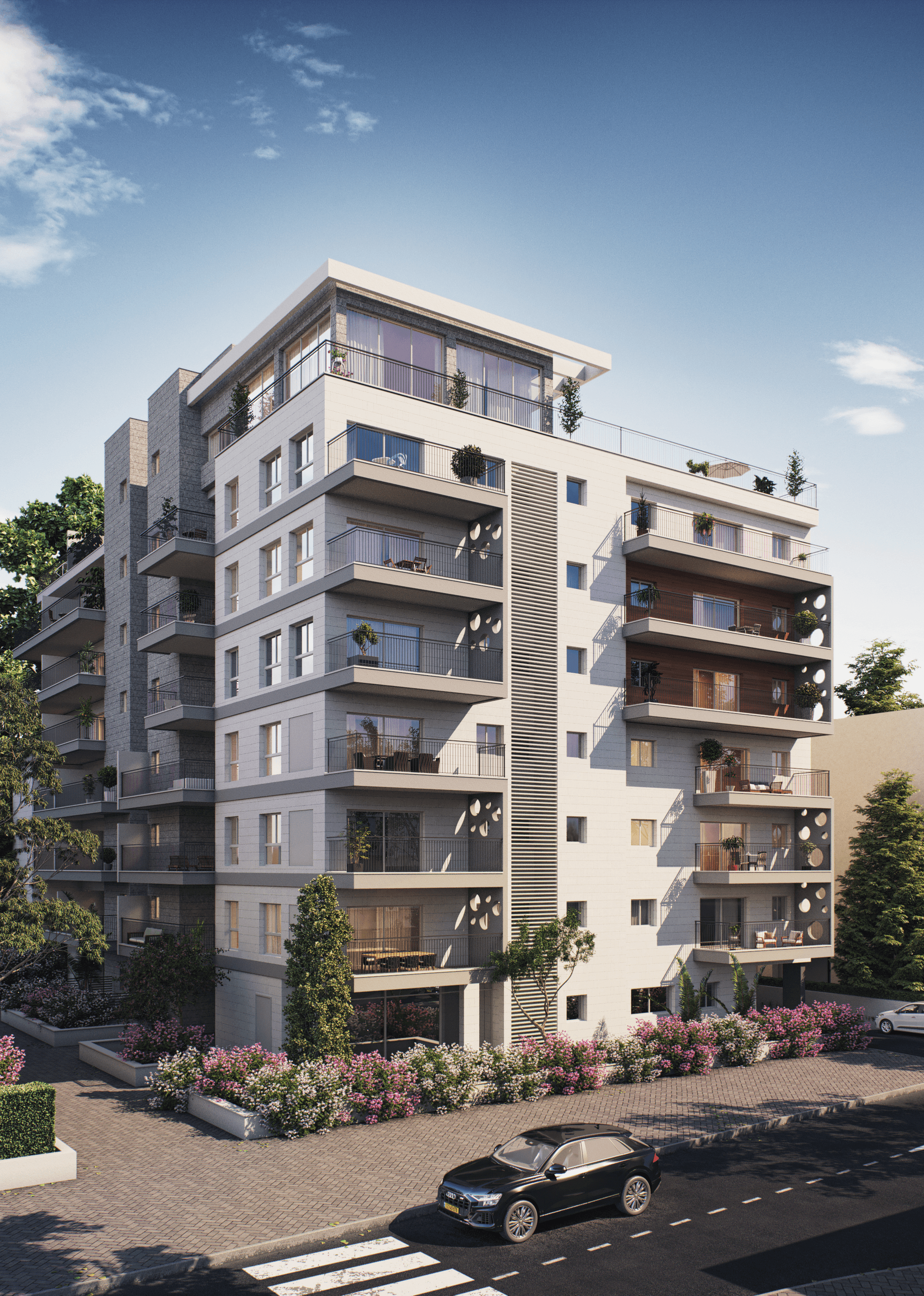 בניין מגורים יוקרתי בלב הרצליה A Luxury Residential Building in the Heart of Herzliya