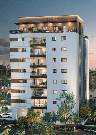 שני בניינים המתנשאים לגובה 9 קומות Two 9 Story Buildings