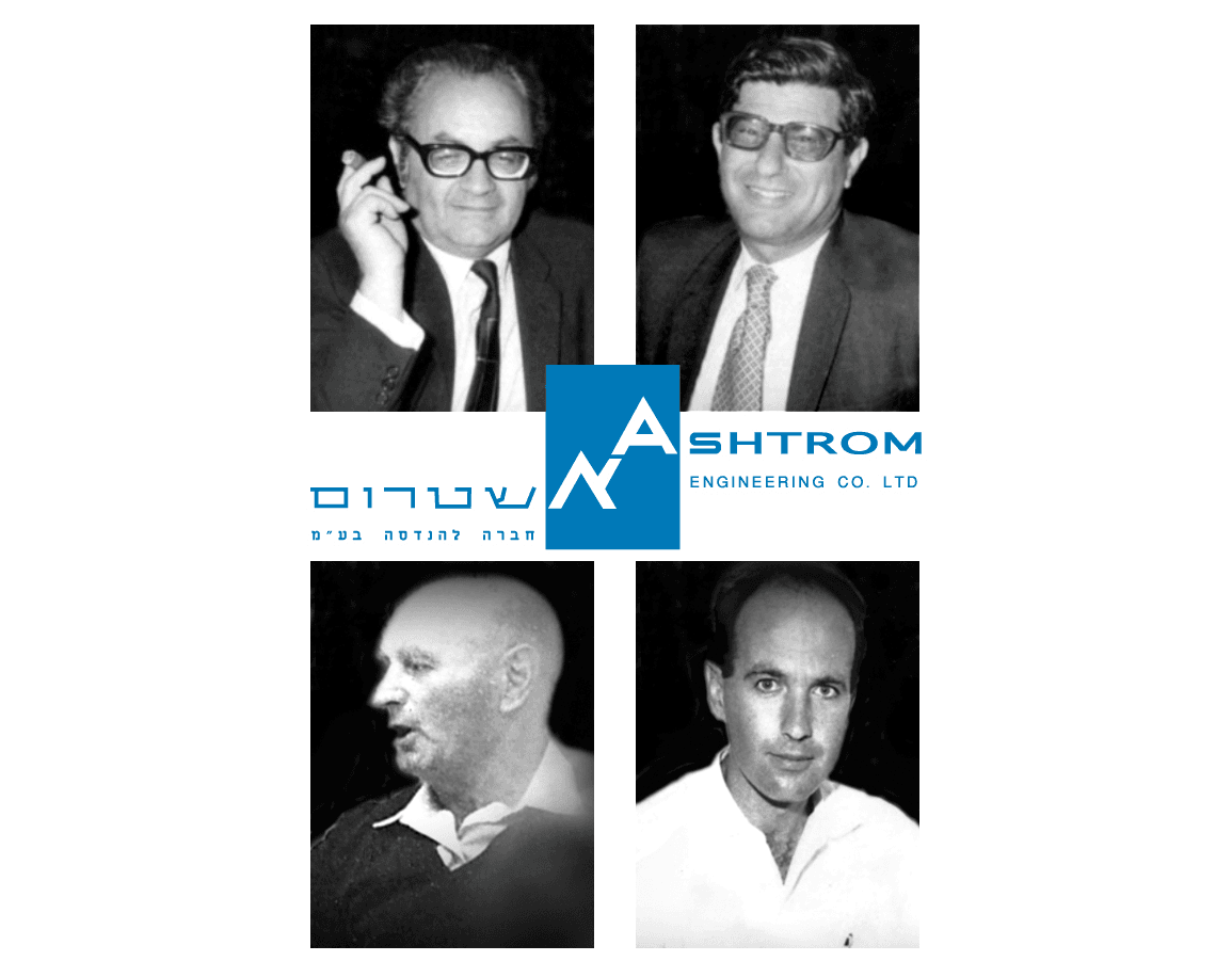 הקמת קבוצת אשטרום ע"י יחזקאל נוסבאום, חיים גירון, ליפא משורר ואלימלך מייבלום Ashtrom Group is founded by Yehezkel Nussbaum, Haim Gueron , Lipa Meshorer, and Elimelech Mayblom.