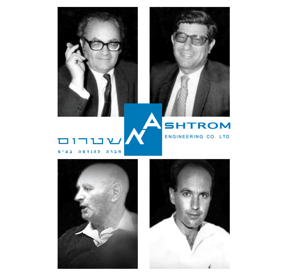 הקמת קבוצת אשטרום ע"י יחזקאל נוסבאום, חיים גירון, ליפא משורר ואלימלך מייבלום Ashtrom Group is founded by Yehezkel Nussbaum, Haim Gueron , Lipa Meshorer, and Elimelech Mayblom.