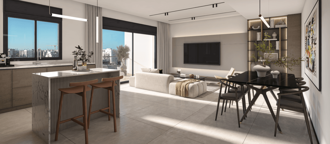 דירה בפרויקט אבן שפרות An Apartment in the Even Shaprot Project