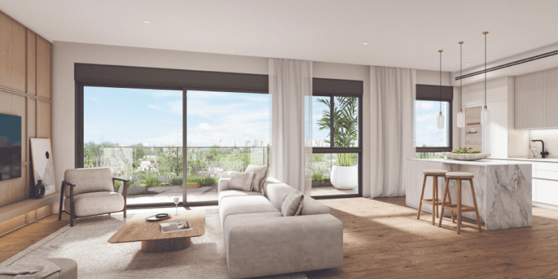 דירה במתחם המגורים נאות אפקה Apartment in the Neot Afeka Residential Complex